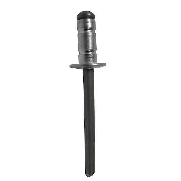 Blind Rivet, Dome Head, 0.125 in Dia., 0.328 in L, Aluminum Body, 1000 PK